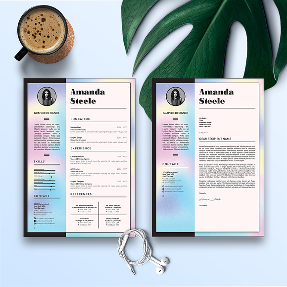 Simple Resume BUNDLE Template N in Resume Templates - product preview 3