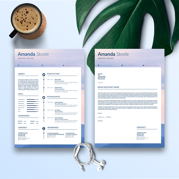 Simple Resume BUNDLE Template N in Resume Templates - product preview 4