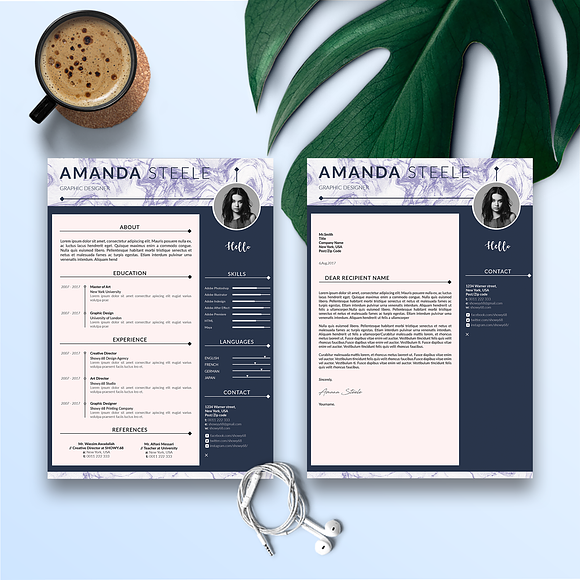 Simple Resume BUNDLE Template N in Resume Templates - product preview 5