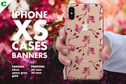 Phone XS Case Banners Mock-up vs1