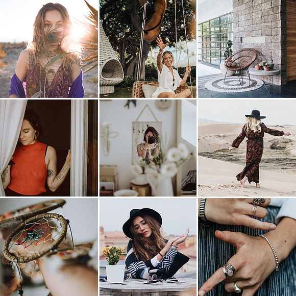 Boho Blogger Preset in Photoshop Plugins - product preview 1