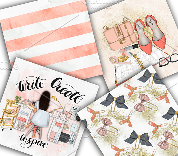 Plan With Me Clipart Graphic Design in Illustrations - product preview 5