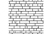 Brick wall sketch pattern
