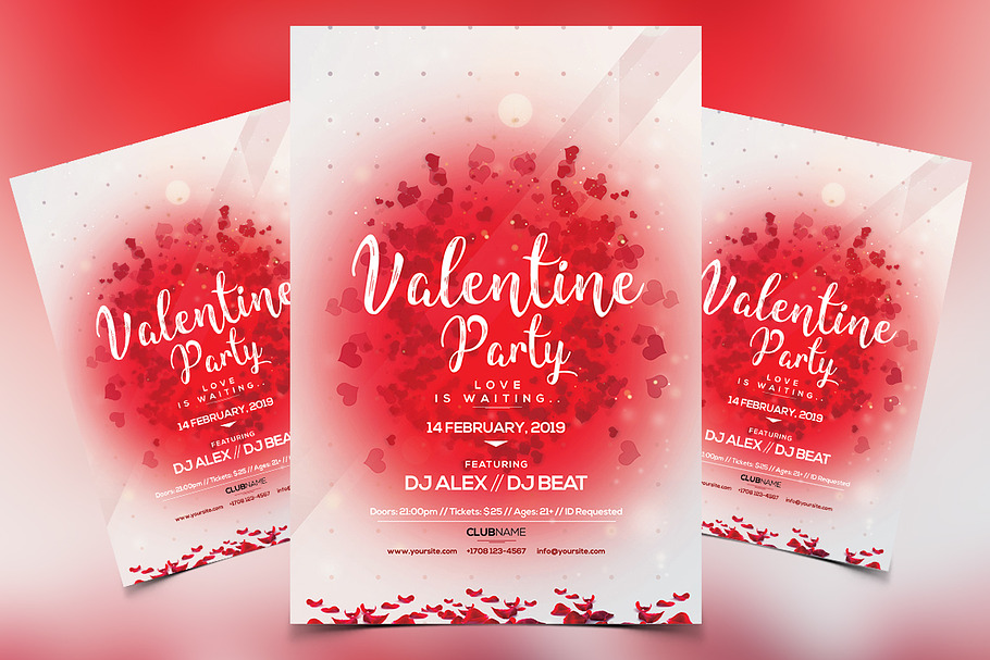 Valentine's Invitation - PSD Flyer