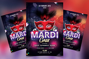Carnival Mardi Gras PSD Flyer