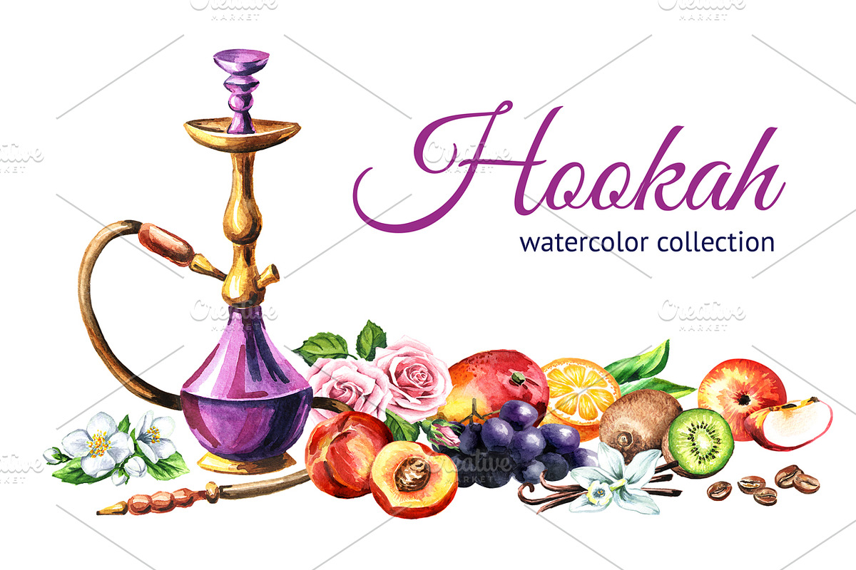 Hookah in Illustrations - product preview 8