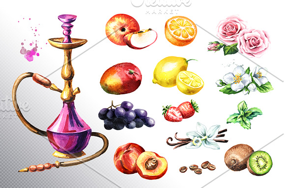 Hookah in Illustrations - product preview 1