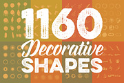 Megabundle: 1160 Decorative Shapes