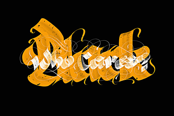 Blackletter Pro Brushes / Procreate in Photoshop Brushes - product preview 3