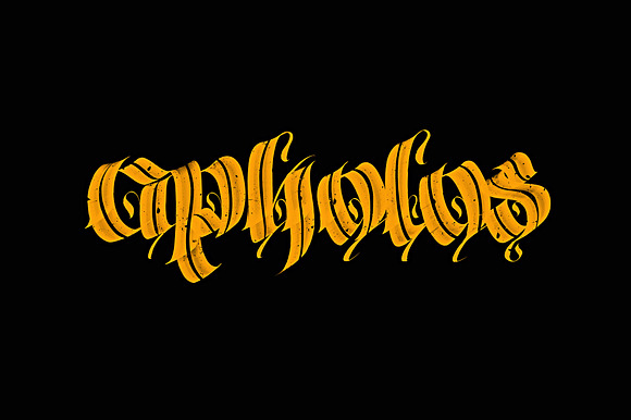 Blackletter Pro Brushes / Procreate in Photoshop Brushes - product preview 4
