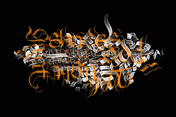 Blackletter Pro Brushes / Procreate in Photoshop Brushes - product preview 11