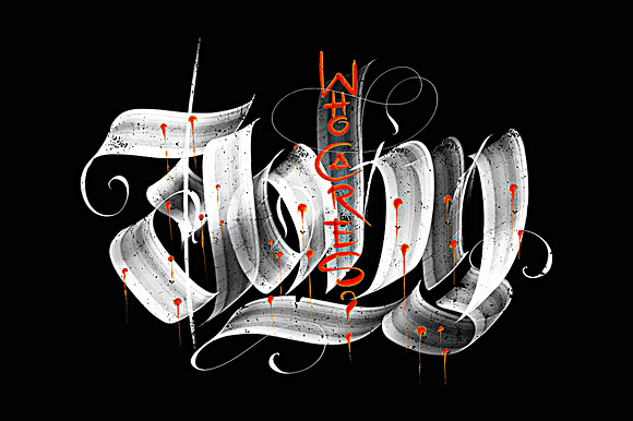 Blackletter Pro Brushes / Procreate in Photoshop Brushes - product preview 12