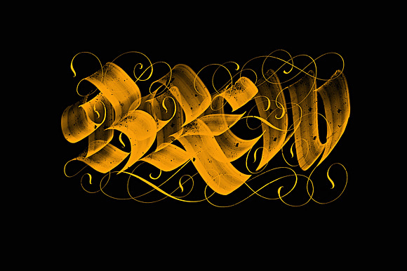 Blackletter Pro Brushes / Procreate in Photoshop Brushes - product preview 14