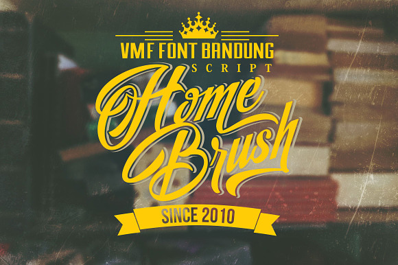 Home Brush in Script Fonts - product preview 3