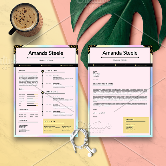 Simple Resume BUNDLE Template N in Resume Templates - product preview 1