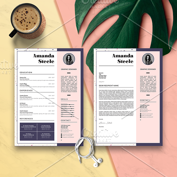 Simple Resume BUNDLE Template N in Resume Templates - product preview 2