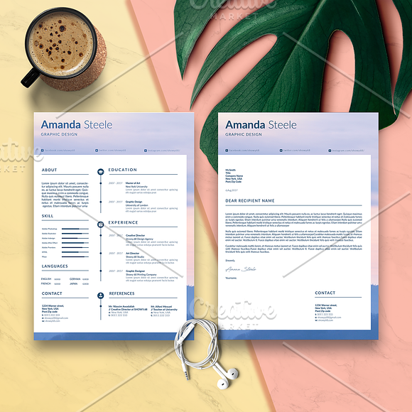 Simple Resume BUNDLE Template N in Resume Templates - product preview 4