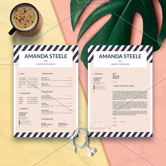 Simple Resume BUNDLE Template N in Resume Templates - product preview 6