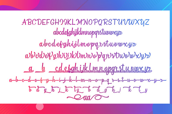 The Bextrias Script in Script Fonts - product preview 2