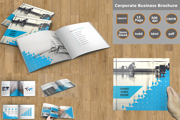 Corporate Brochure -InDesign-V142 in Brochure Templates - product preview 1