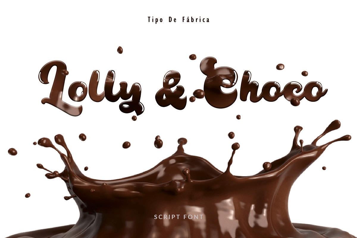 Lolly and Choco Script Font in Script Fonts - product preview 8