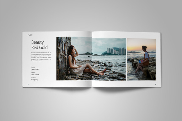 Photography Portfolio or Photo Album in Brochure Templates - product preview 4
