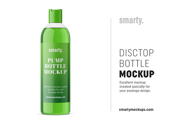 Cosmetic bottle / disctop / glass
