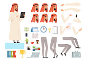 Arabic businessman animation
