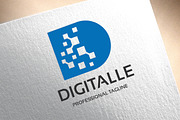 Letter D - Digitalle Logo