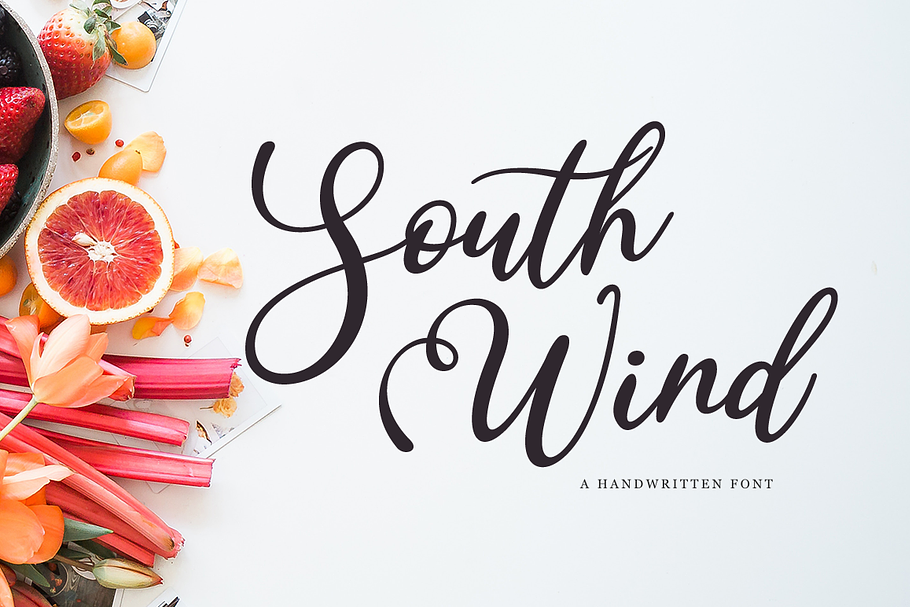 South Wind in Script Fonts - product preview 8