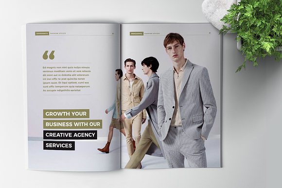 CLARISSA Fashion Company Profile in Brochure Templates - product preview 7