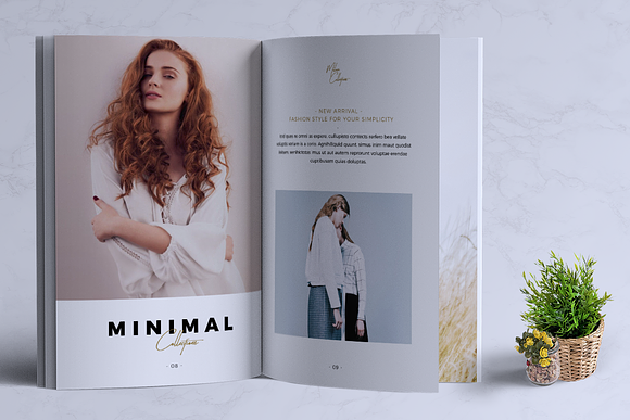 MILENIA Fashion Lookbook in Brochure Templates - product preview 3