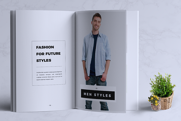 MILENIA Fashion Lookbook in Brochure Templates - product preview 7