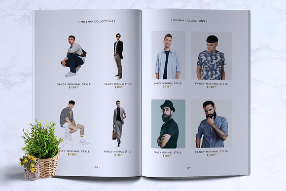 MILENIA Fashion Lookbook in Brochure Templates - product preview 8