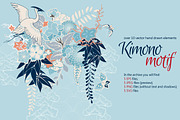 Kimono Patterns Set