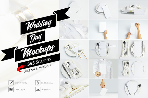 Wedding DAY Mockups Full Pack in Print Mockups - product preview 19