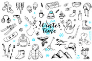 Winter Time Doodles