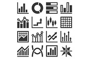 Big Data Analytics Icons Set