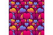 Happy Valentine Day seamless pattern