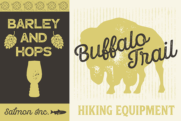 Hops And Barley font Collection in Display Fonts - product preview 7
