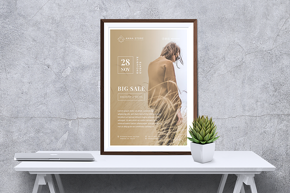 ANNA Fashion Sale Flyer in Flyer Templates - product preview 5