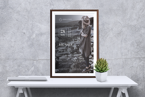 ANNA Fashion Sale Flyer in Flyer Templates - product preview 6