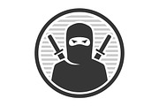 Ninja Warrior Logo Icon