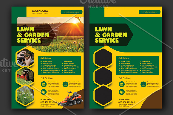 Lawn Service in Flyer Templates - product preview 2