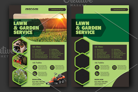 Lawn Service in Flyer Templates - product preview 3
