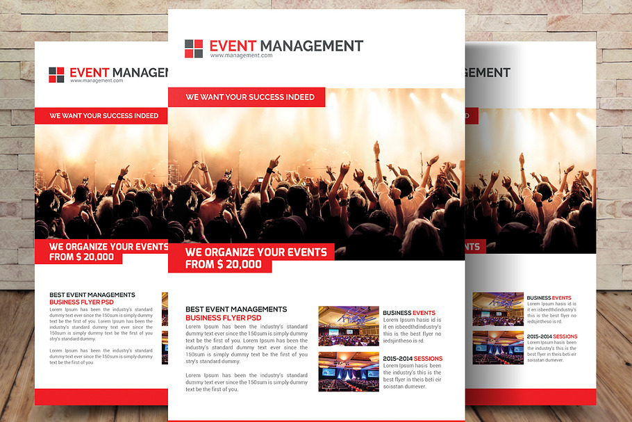 Event Management Flyer in Flyer Templates - product preview 8