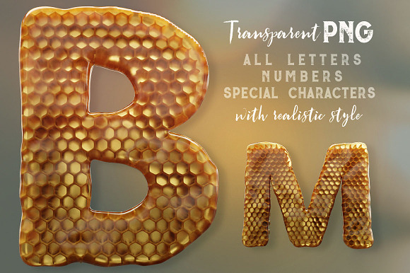 Honeycomb - 3D Lettering in Graphics - product preview 1