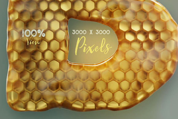 Honeycomb - 3D Lettering in Graphics - product preview 2