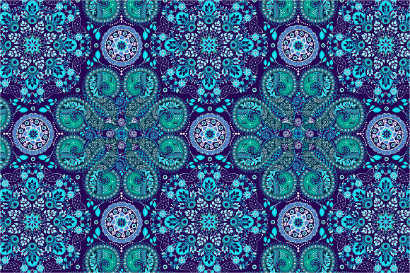 2 Paisley Seamless Patterns in Patterns - product preview 1