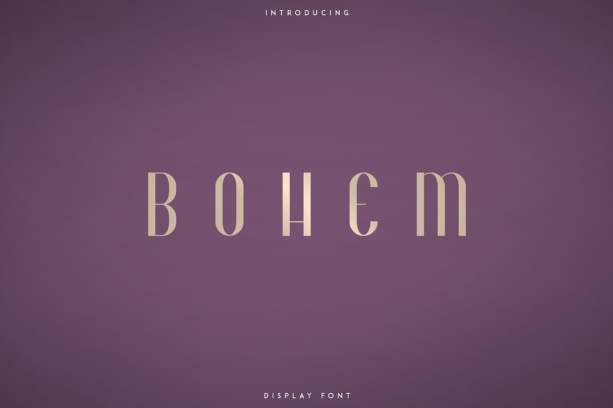 Bohem - Display font | 2 styles in Display Fonts - product preview 8